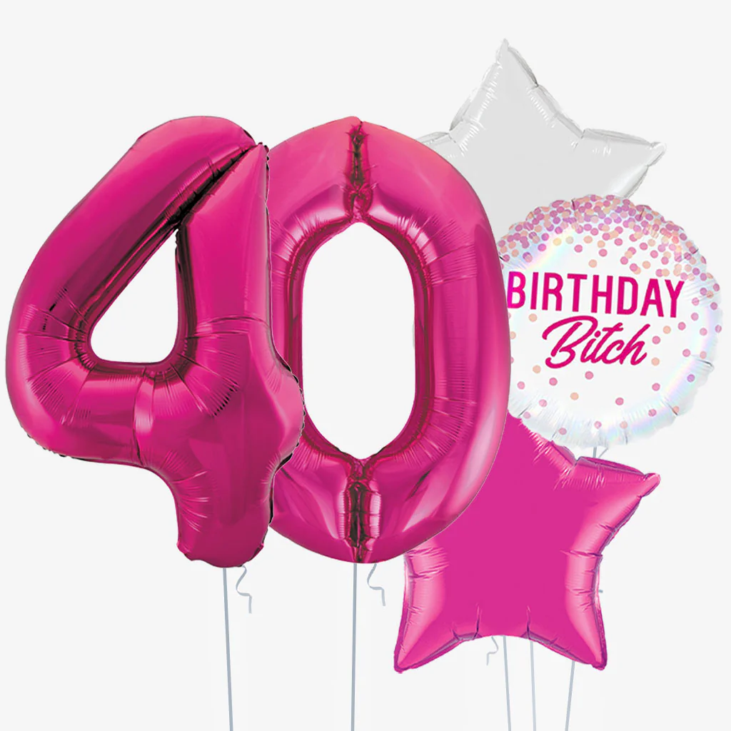 Birthday B*tch & Number Balloons - Image 5